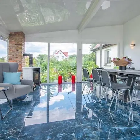 Comfortable House With A Swimming Pool And Sauna Krzemienna (West Pomeranian)