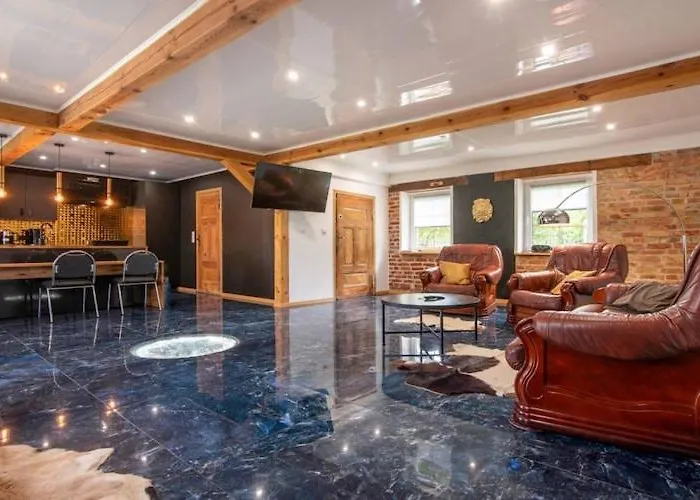 Comfortable House With A Swimming Pool And Sauna Holiday home Krzemienna (West Pomeranian)