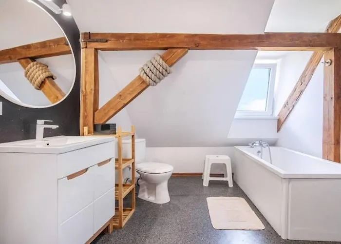 Comfortable House With A Swimming Pool And Sauna Krzemienna (West Pomeranian)